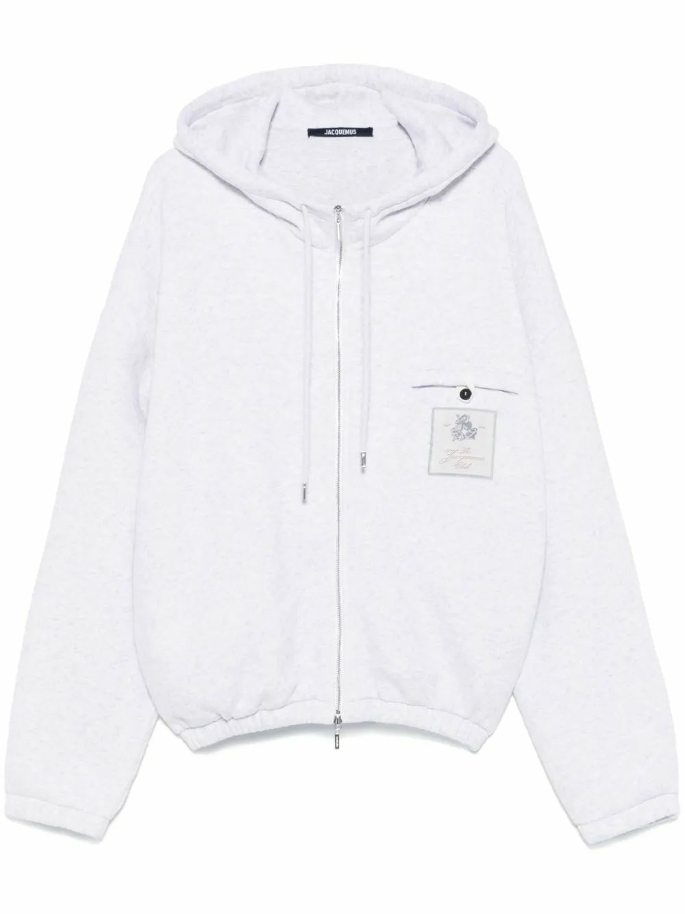JACQUEMUS - Le Hoodie Typo Cotton Sweatshirt Jacquemus
