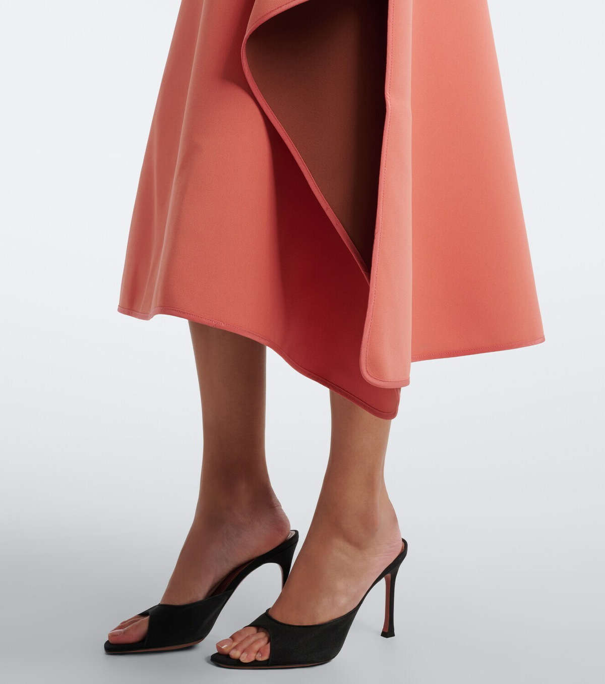 Maticevski Diadem draped asymmetric midi dress