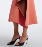 Maticevski Diadem draped asymmetric midi dress