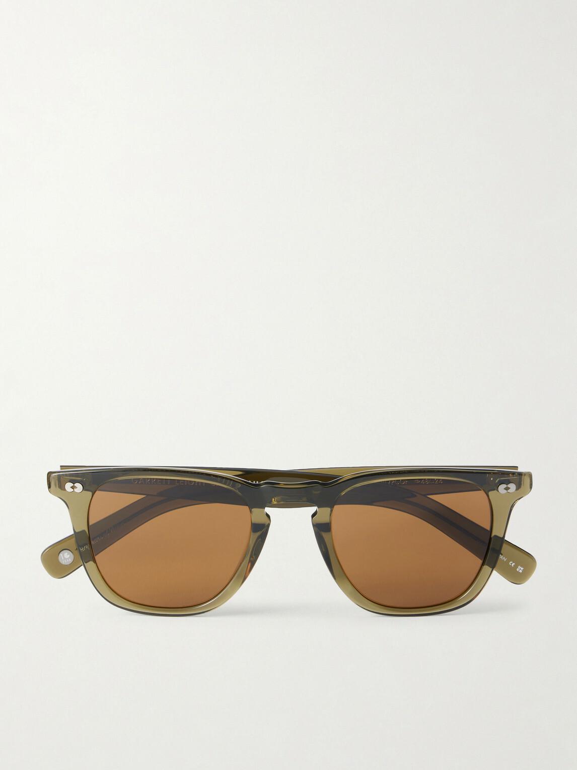 Garrett Leight California Optical - Brooks X D-Frame Acetate Sunglasses