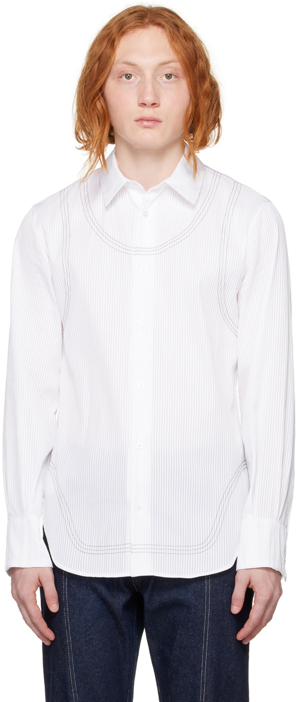 Steven Passaro SSENSE Exclusive White Shirt