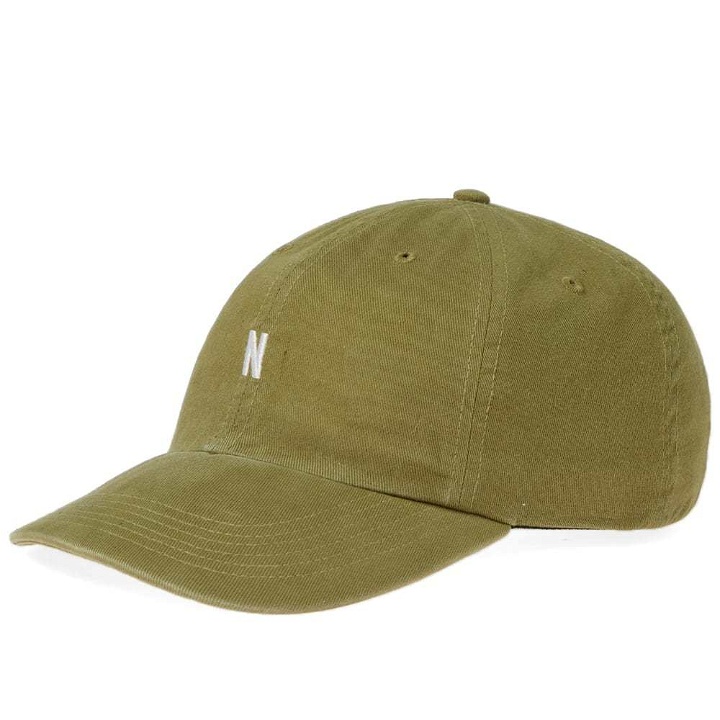 Photo: Norse Projects Light Twill Sports Cap Green