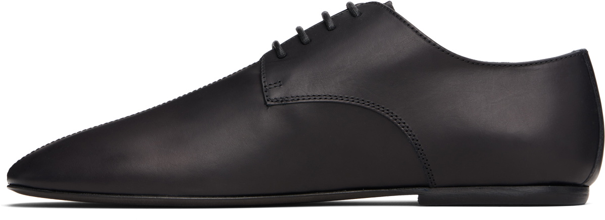 Dries Van Noten Black Leather Derbys