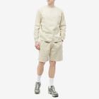 Taikan Men's Plain Heavyweight Crew Sweat in Cream