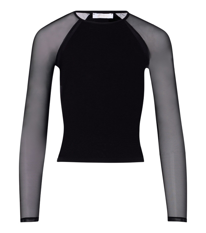 Photo: Eres Marita tulle-trimmed T-shirt
