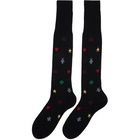 Gucci Navy Logomania Shine Socks