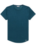 Orlebar Brown - Linen T-Shirt - Blue