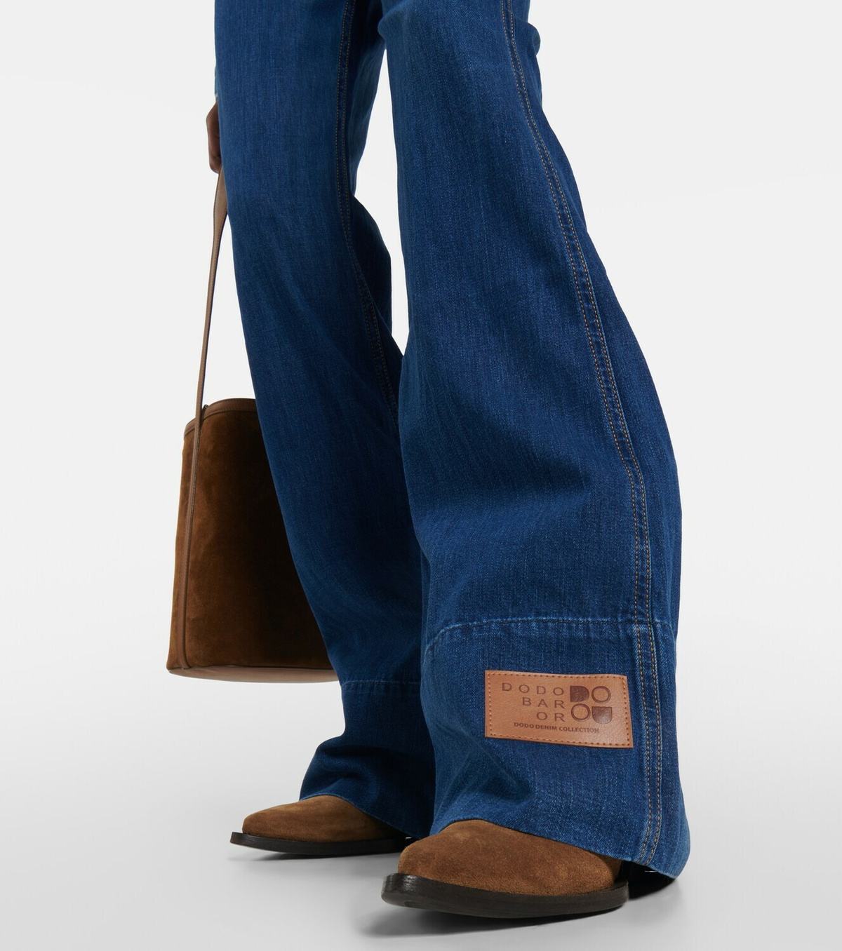 Dodo Bar Or High-rise flared denim jeans