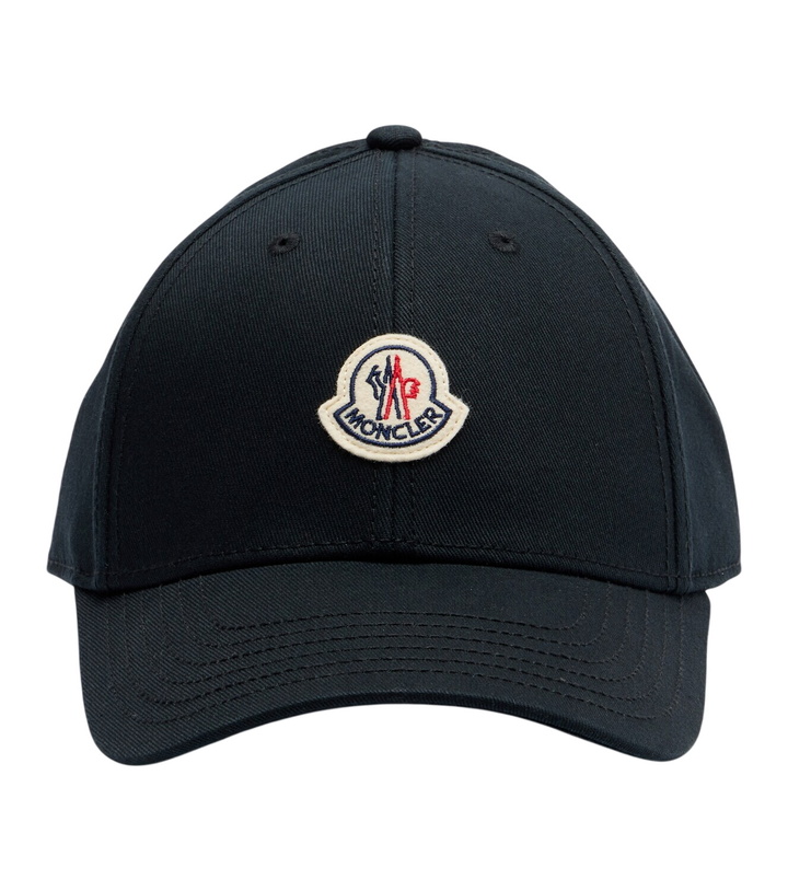 Photo: Moncler Logo cotton baseball cap