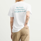 Sporty & Rich Women's Play Tennis T-Shirt in White