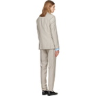 BOSS Gray Three-Piece Slim-Fit Suit