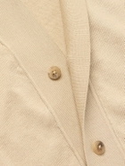 De Bonne Facture - Pointelle-Knit Cotton Cardigan - Neutrals