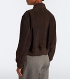 Arma Elysia suede bomber jacket