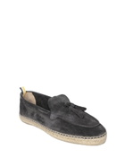 Castañer Antracite Nappa Suede Espadrilles