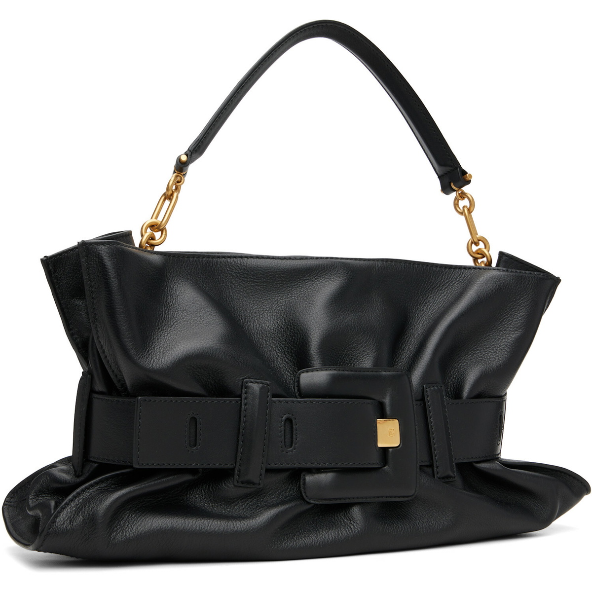 BALMAIN Black Medium Anthem Bag