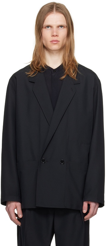 Photo: LEMAIRE Navy Double Breasted Blazer
