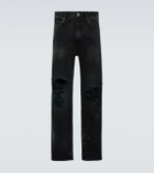 Balenciaga Distressed straight jeans