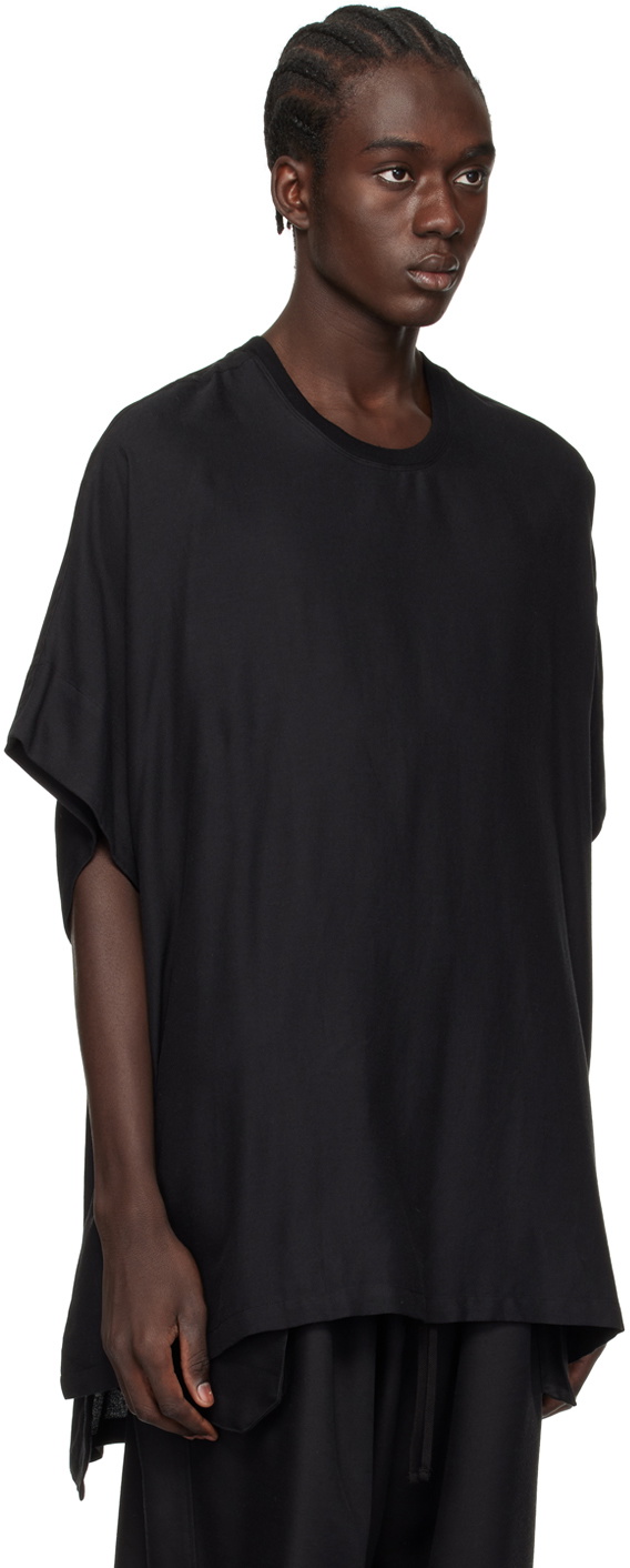 Julius Black Poncho T-Shirt Julius