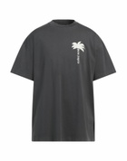 Palm Angels Mens T-shirt Charcoal