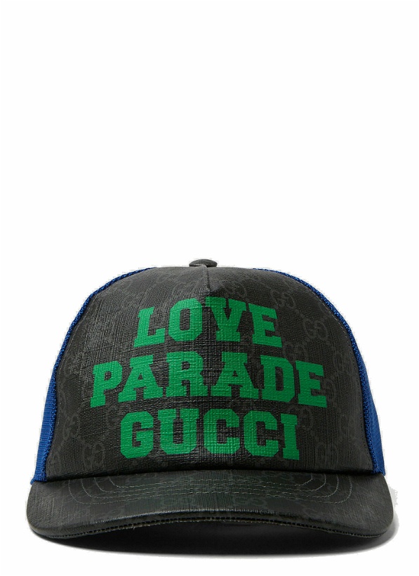 Photo: Love Parade Trucker Cap in Black