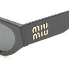 Miu Miu Eyewear Women's 3ZS Sunglasses in Black