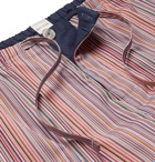 PAUL SMITH - Striped Cotton Drawstring Pyjama Trousers - Multi
