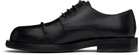 Ann Demeulemeester Black Dex Pintuck Derbys