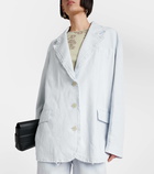 Acne Studios Cotton and linen blazer