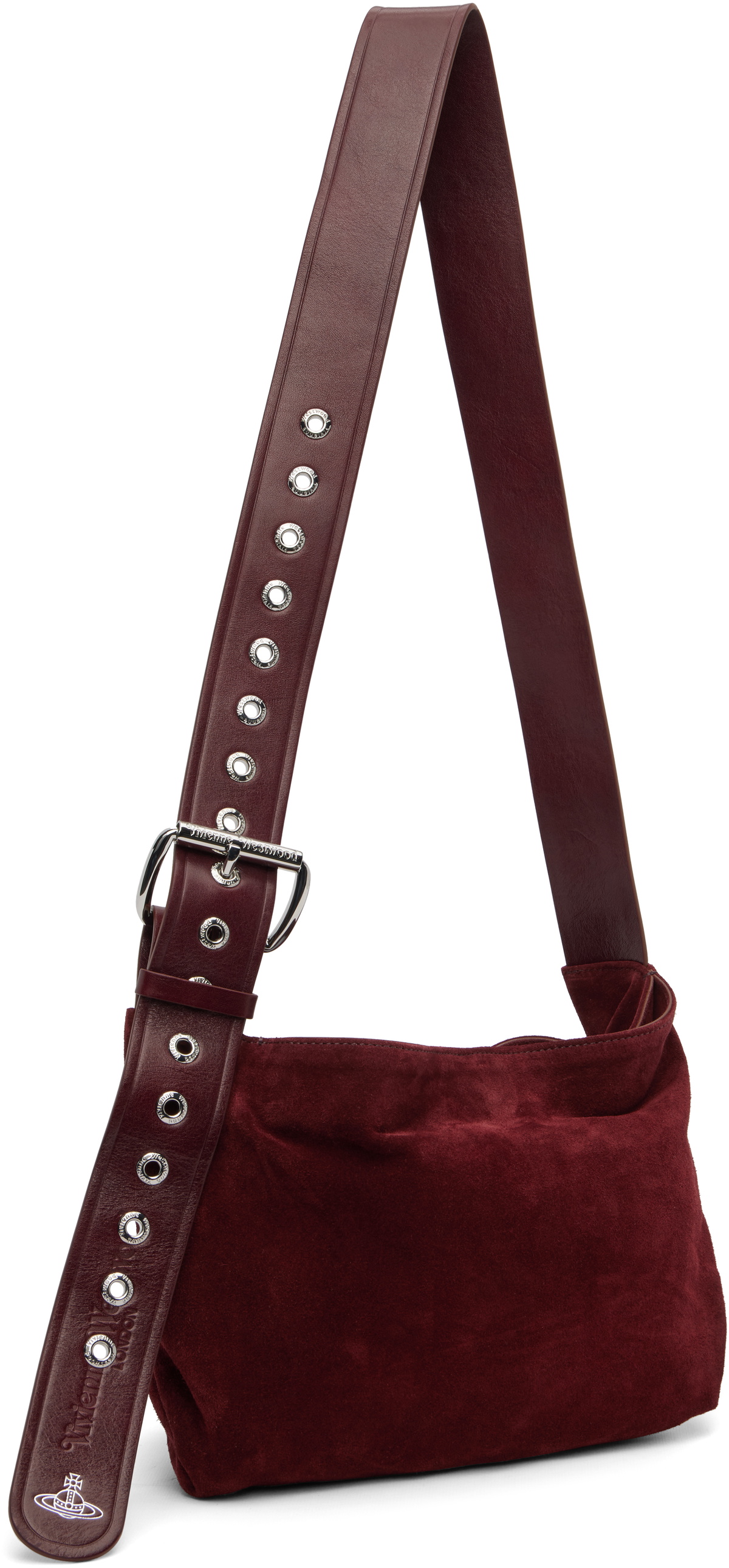 Vivienne Westwood Burgundy Maxime Small Crossbody Bag