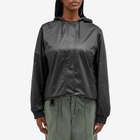 Rains Women's String Rain Jacket in Black Grain