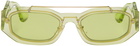 Versace Green Medusa Biggie Sunglasses