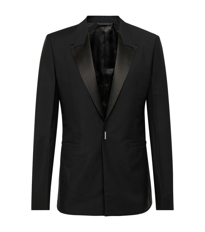 Photo: Givenchy - Wool and mohair blend suit jacket