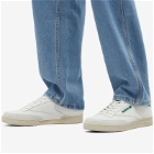 Reebok Men's Club C Sneakers in White/Green