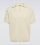 Auralee - Ribbed-knit cotton and wool top