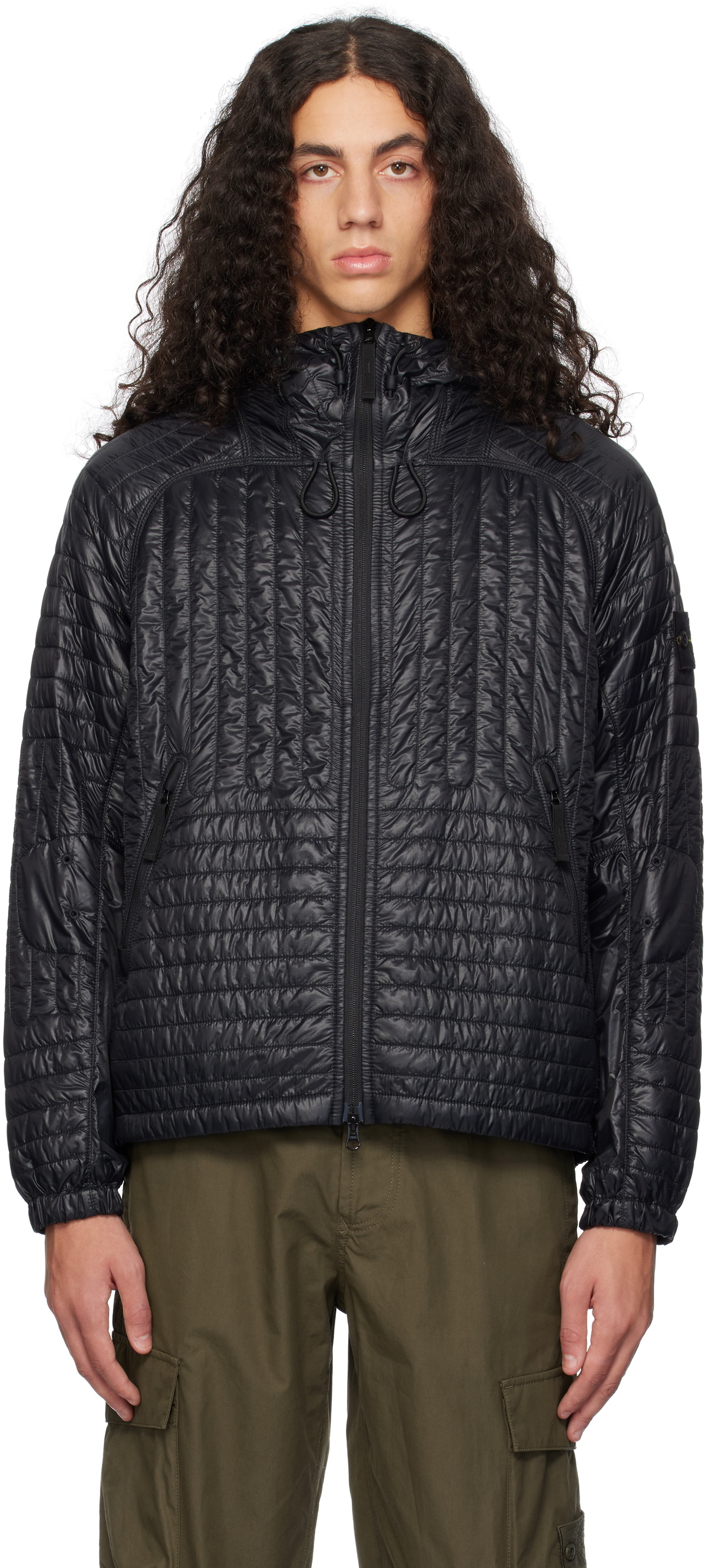 Stone Island Black 43232 Pertex Quantum PrimaLoft Insulated Jacket