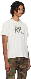 RRL Off-White Screen-Printed T-Shirt