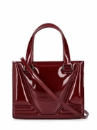 FERRARI - Mini Varnished Leather Tote Bag