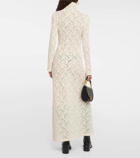 Chloé Cotton-blend lace turtleneck dress