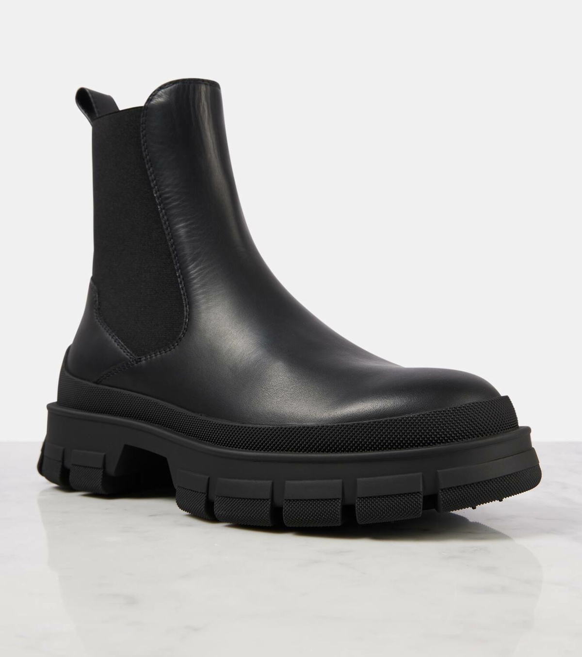 Moncler Hevea leather Chelsea boots