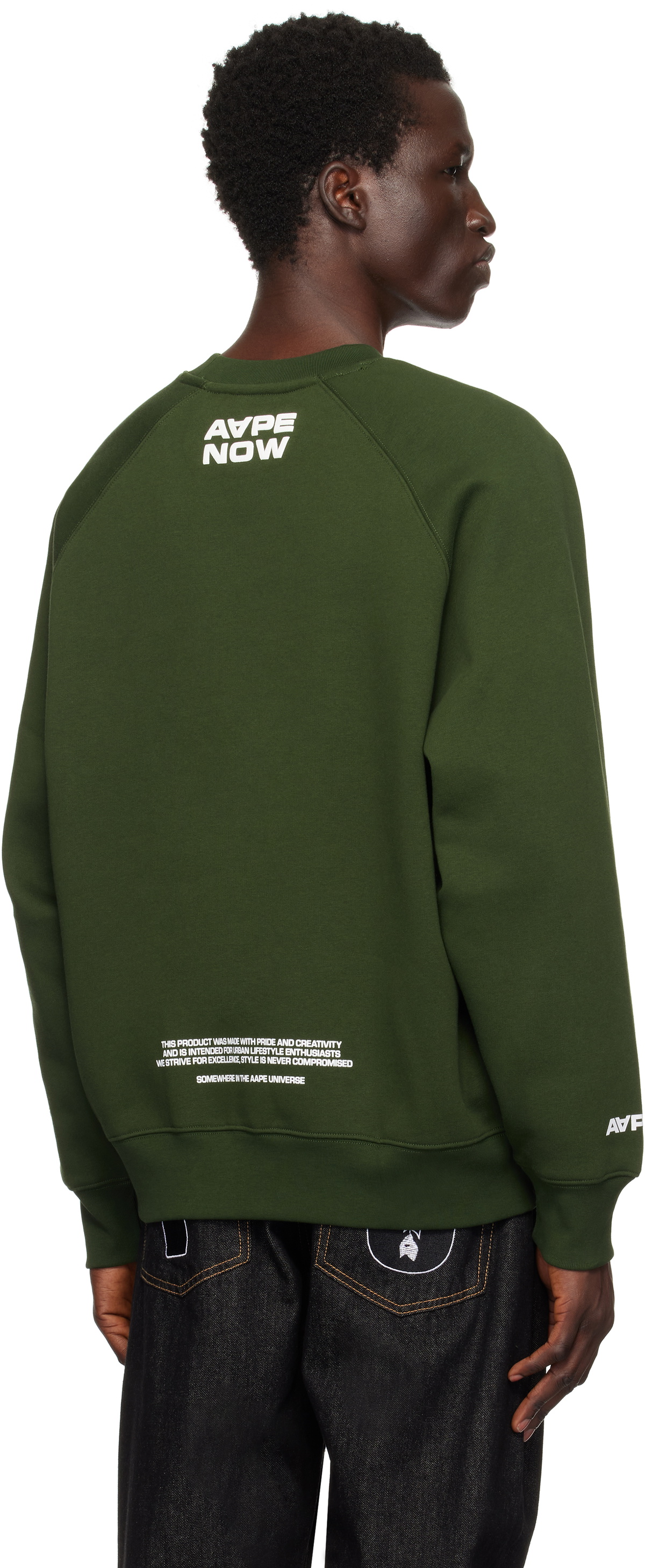 レディース AAPE NOW RAGLAN PULLOVER HOODIE M