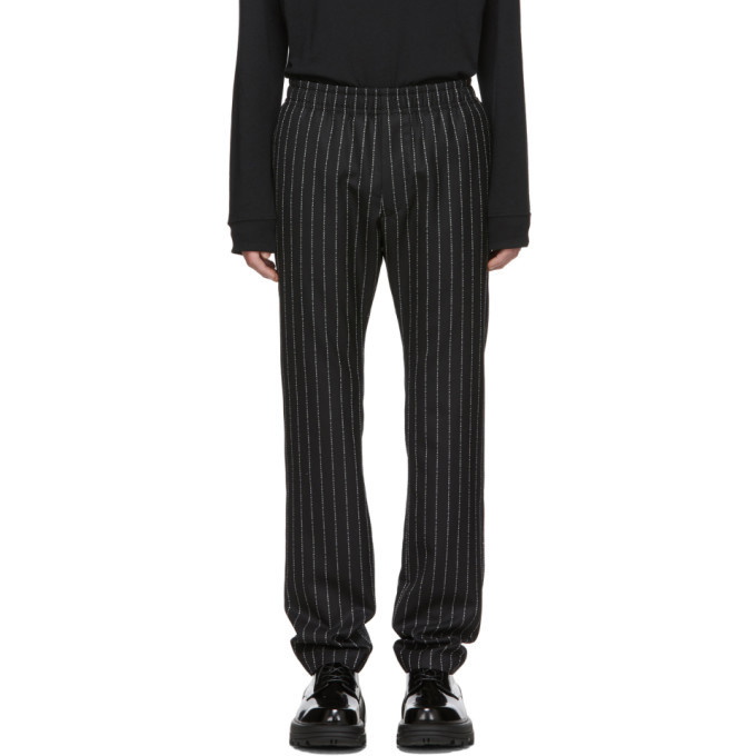 Photo: 1017 ALYX 9SM Black Pinstripe Elasticized Trousers