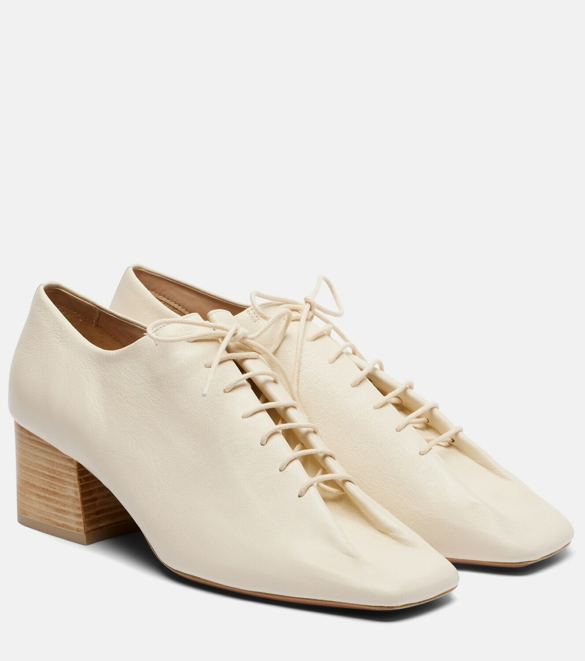 Lemaire Souris 55 leather derby pumps