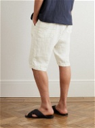 Barena - Agro Straight-Leg Cotton and Linen-Blend Shorts - Neutrals