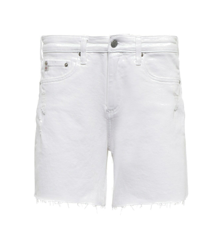 Photo: AG Jeans - Ex-Boyfriend mid-rise denim shorts