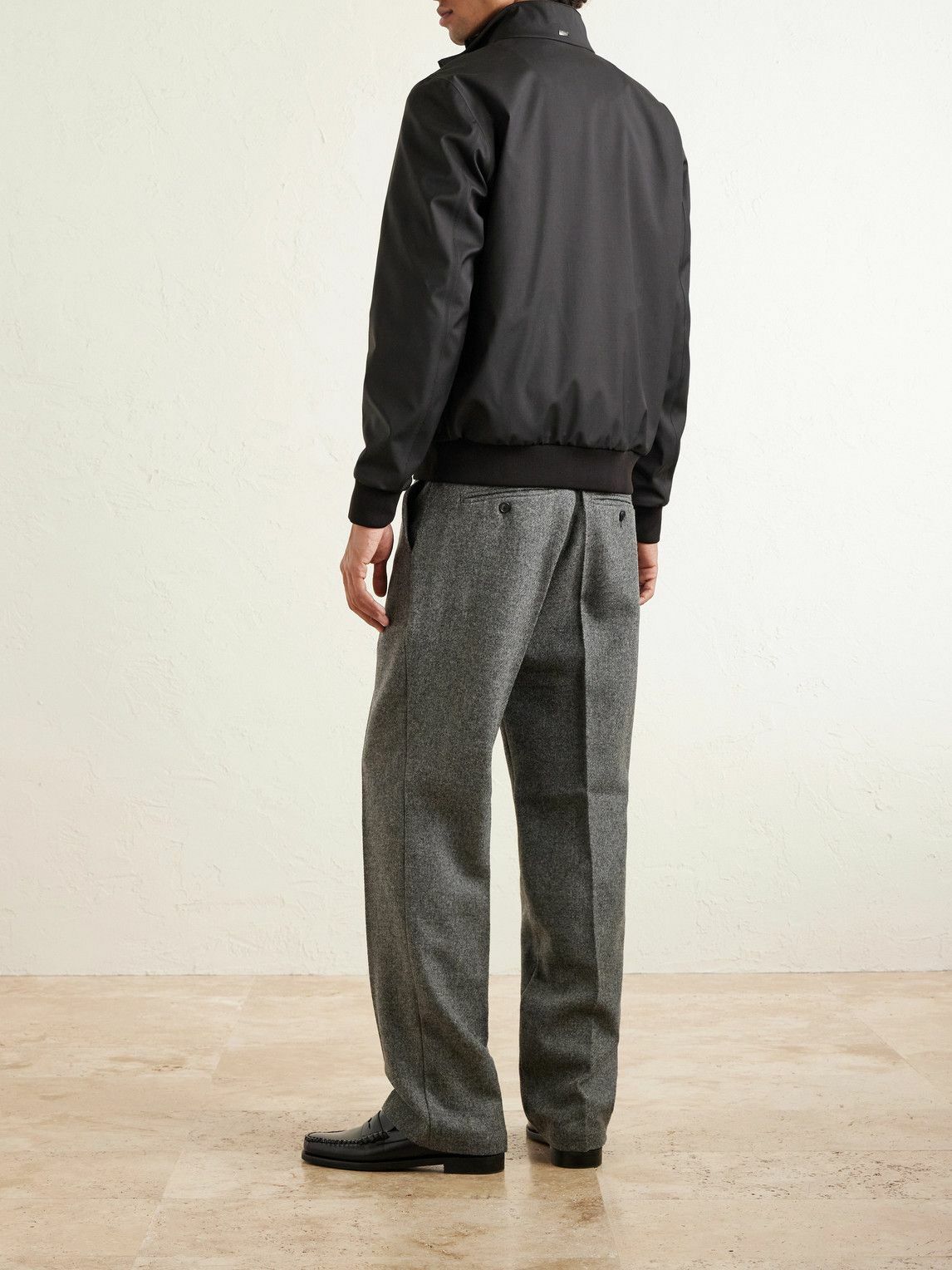 Herno - Storm System® Wool Bomber Jacket - Brown