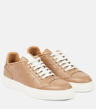 Max Mara Damier leather sneakers