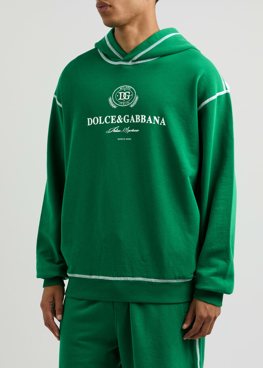 Sweat à Capuche Dolce & Gabbana Kids – Taille S, Bleu Coton, Zip Complet