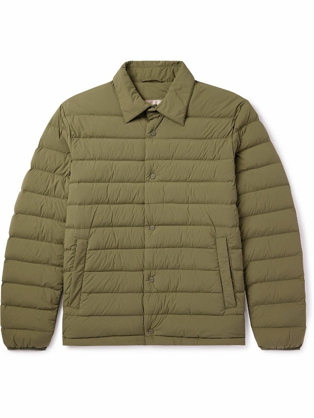 Photo: Herno - Quilted Shell Down Jacket - Green