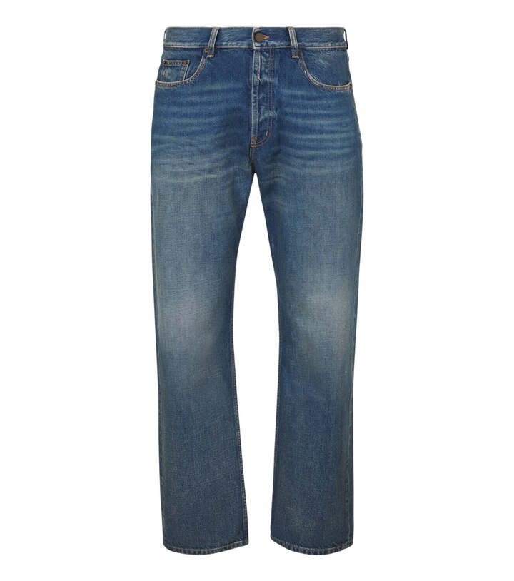 Photo: Saint Laurent Faded straight jeans