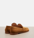 Gianvito Rossi Georgie suede penny loafers